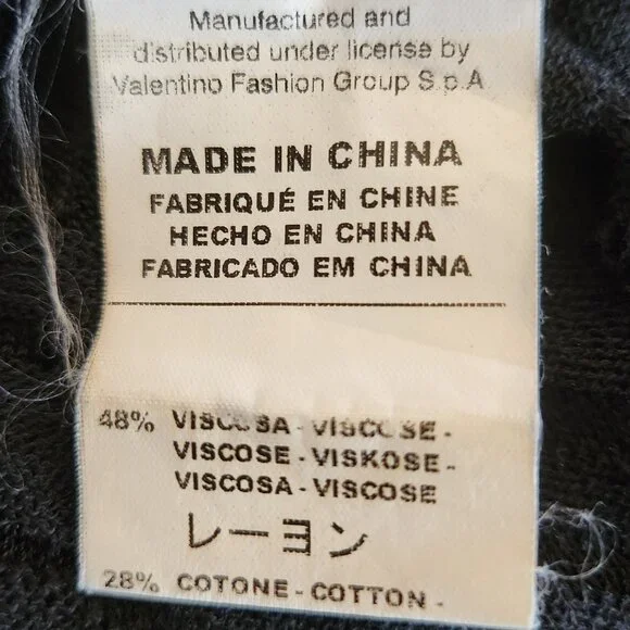 Vintage Missoni knit wool/cotton/viscose  black cropped sweater/cardigan Sz XS-S - Picture 8 of 9